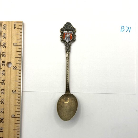 Vintage Collectible Hamburg Souvenir Spoon With Ornate Handle Design B71 - Picture 4 of 4